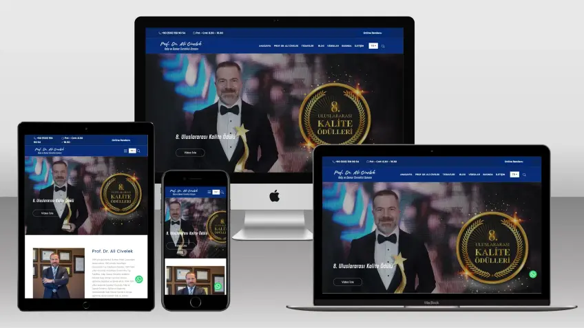 Ali Civelek Professional Website